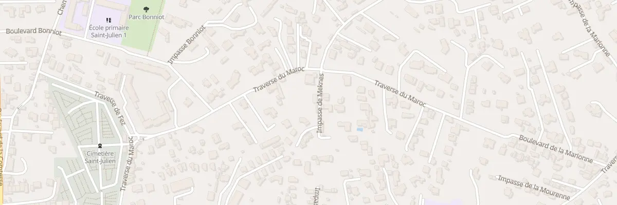 Plan du 4 Imp de Meknes à Marseille 12e Arrondissement