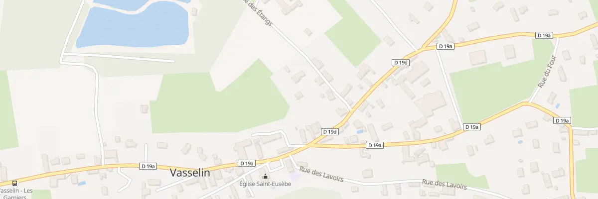 Plan du 75 Rue des Etangs à Vasselin