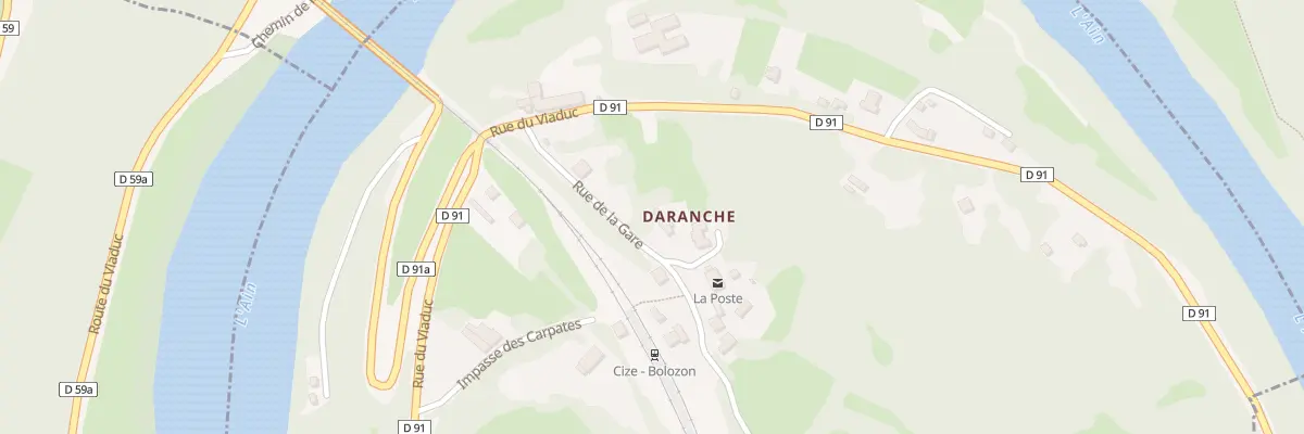 Plan du 135 Rue de la Gare à Bolozon