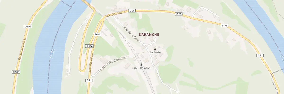 Plan du 162 Rue de la Gare à Bolozon