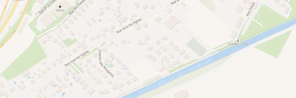 Plan du 5B Rue du Pré au Prince à Choisey