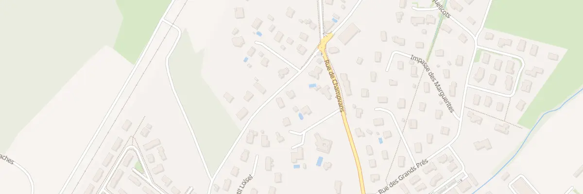 Plan du 3 Rue du Mas d’Escrit à Foucherans