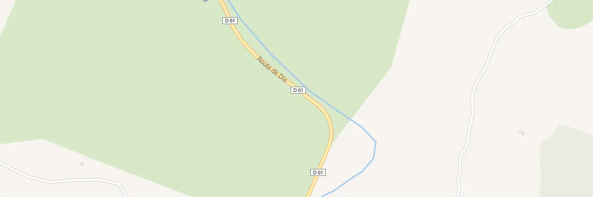 Plan du 5044 Les Granges à La Charce