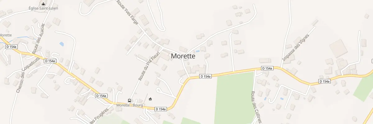Plan du 5058 Les Molards à Morette