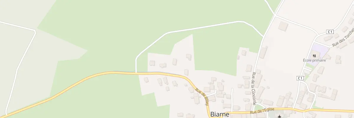 Plan du 8 Rue de Billey à Biarne