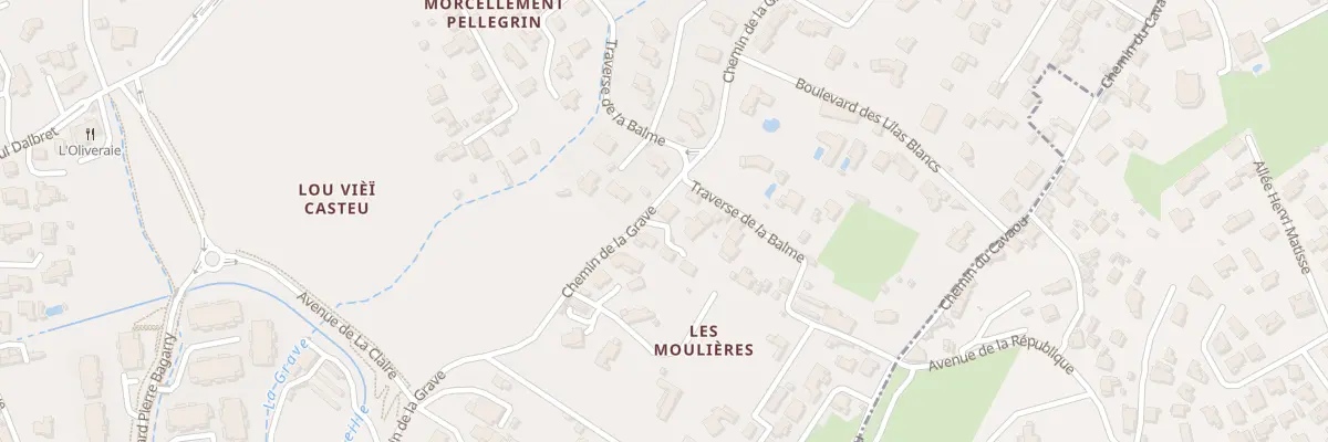 Plan du 102 Che de la Grave à Marseille 13e Arrondissement