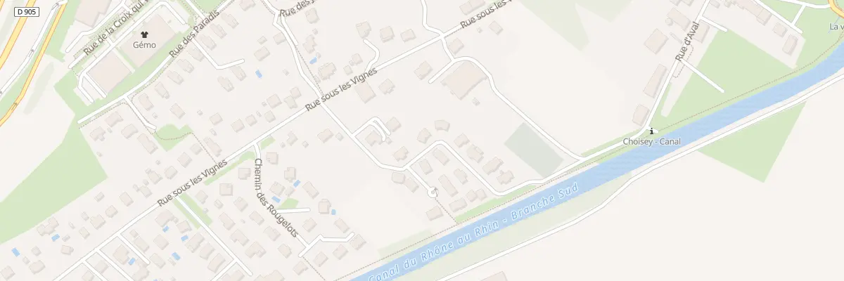 Plan du 7 Rue du Pré au Prince à Choisey