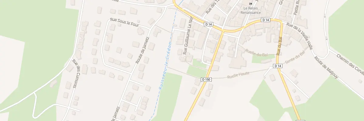 Plan du 13B Rue Guillaume le Nef à Marville