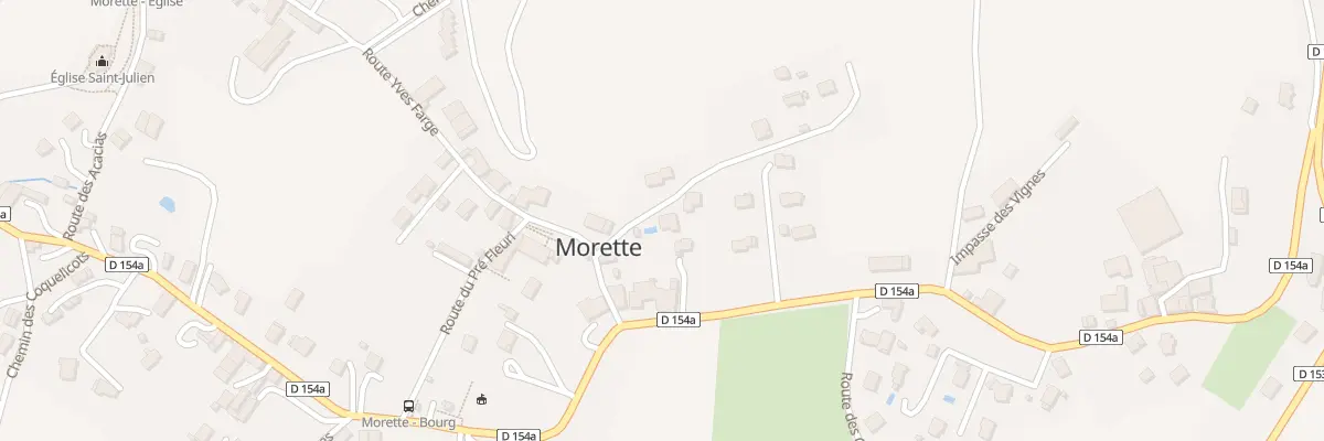 Plan du 5104 Les Molards à Morette