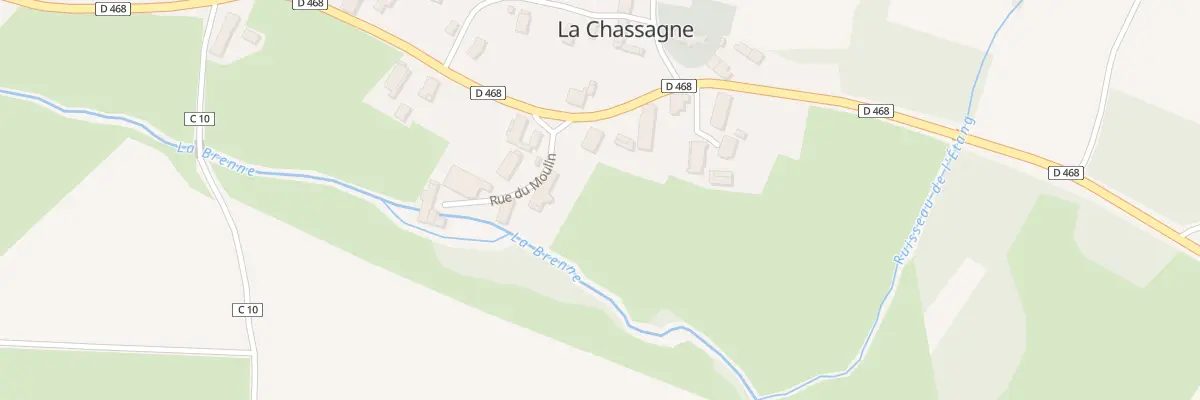 Plan du 7 Rue du Val de Brenne à La Chassagne