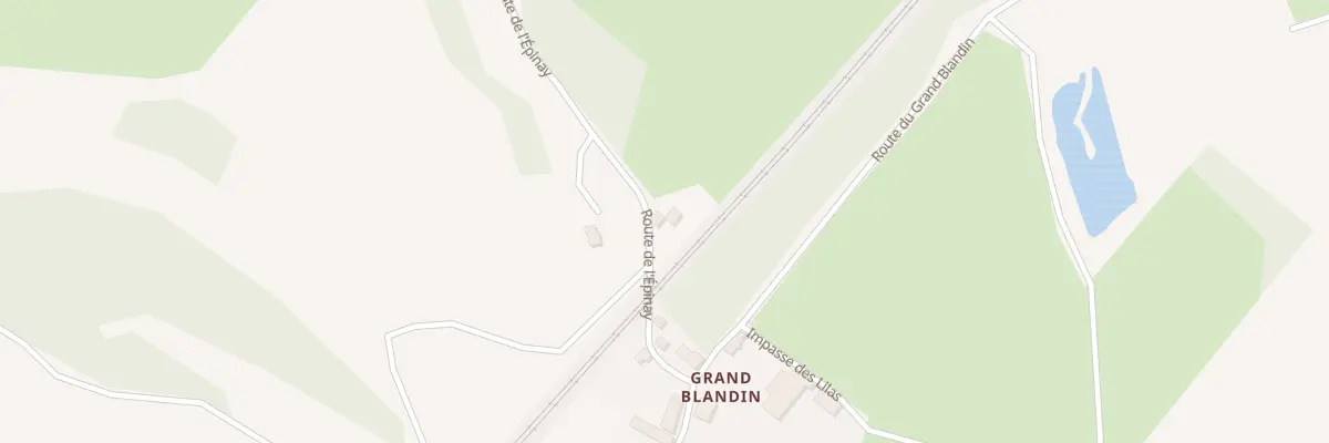 Plan du 10 Rte de l’Epinay à Blandin