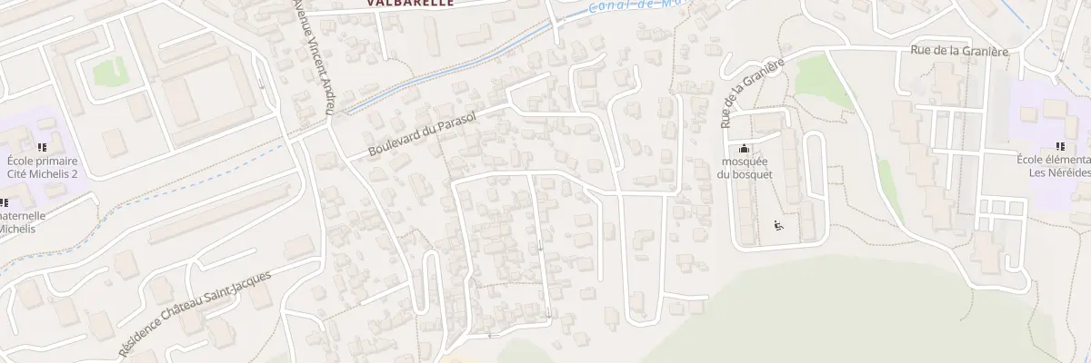 Plan du 72 Bd du Plateau à Marseille 11e Arrondissement