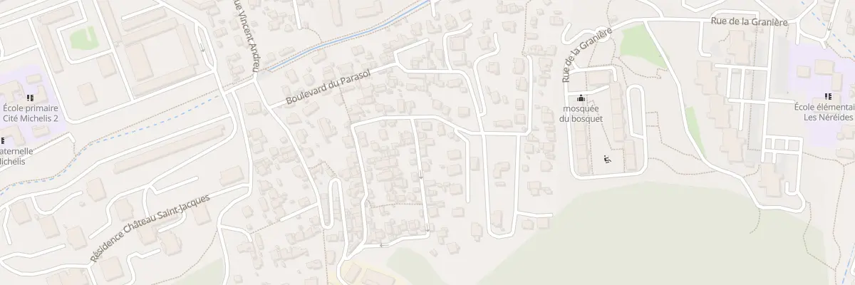 Plan du 7 Bd de la Colline à Marseille 11e Arrondissement