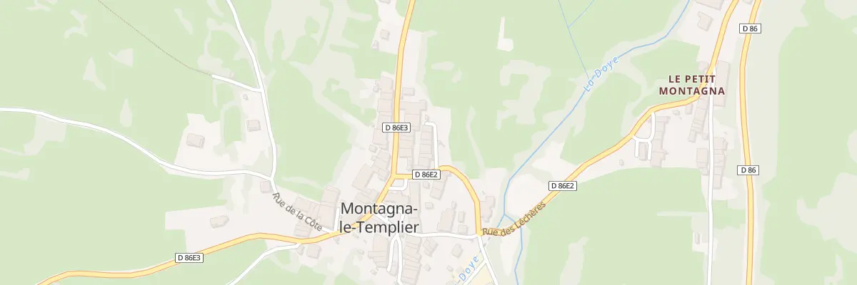 Plan du 5 Rue de la Fromagerie Montagna à Montlainsia