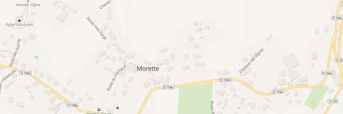 Plan du 68 Che du Molard à Morette