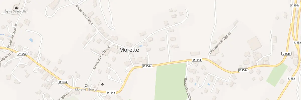 Plan du 814 Rte de Chatain à Morette