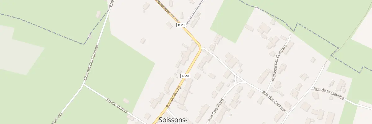Plan du 19B Rue du Bourg à Soissons-sur-Nacey