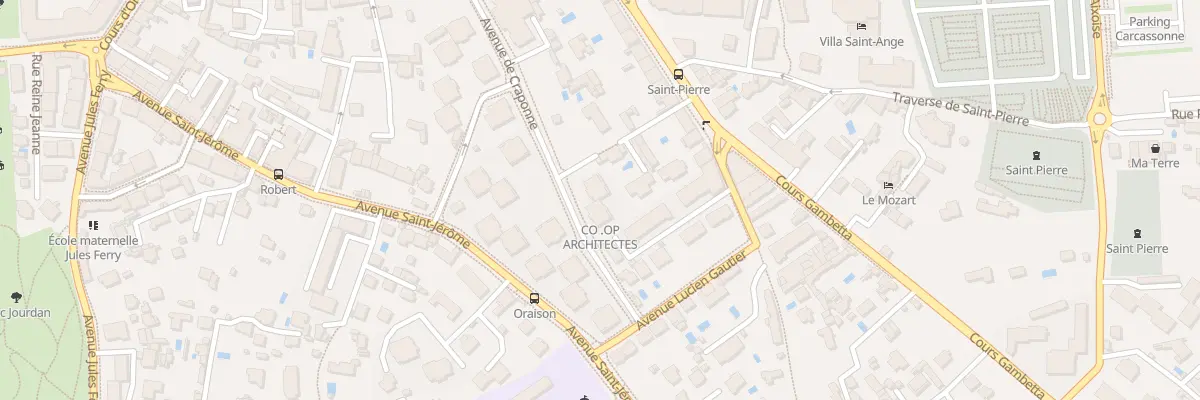 Plan du 29 Av Saint-Jérôme à Aix-en-Provence
