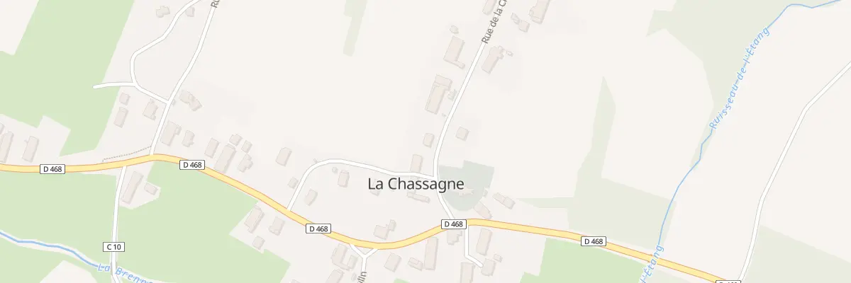 Plan du 7 Rue de la Chiffogne à La Chassagne