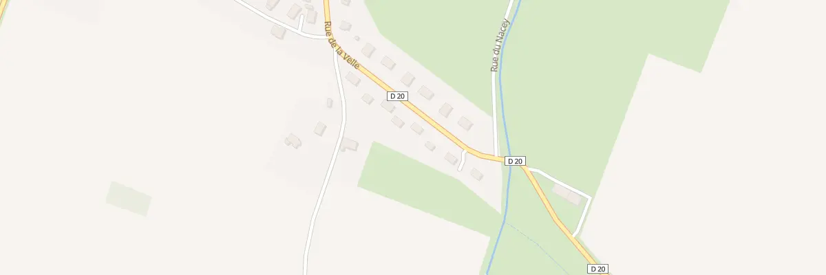 Plan du 36 Rue de la Velle à Soissons-sur-Nacey