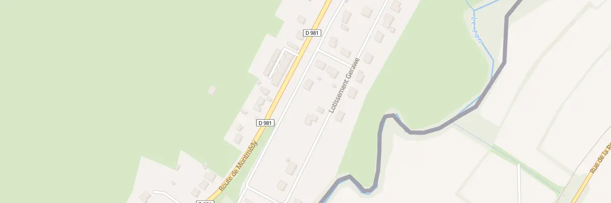 Plan du 33 Lot Gerawe à Écouviez
