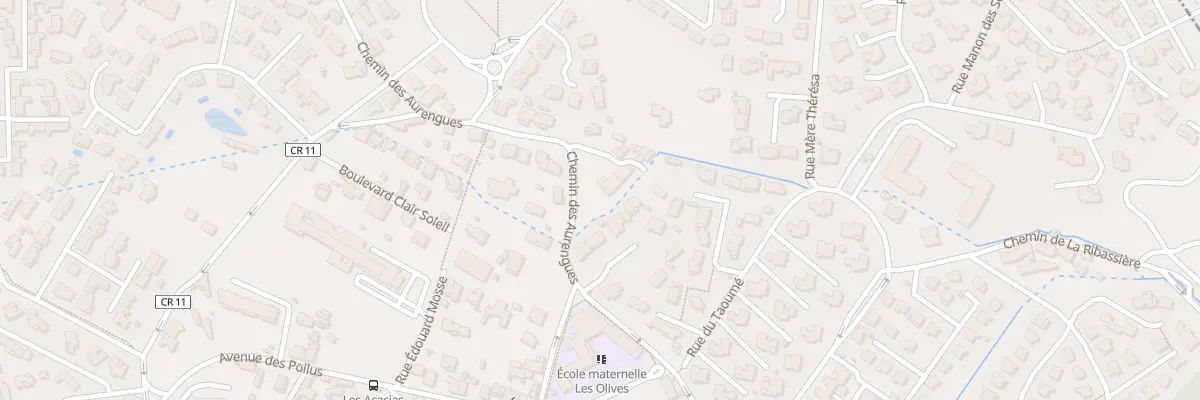 Plan du 30 Che Aurengues à Marseille 13e Arrondissement