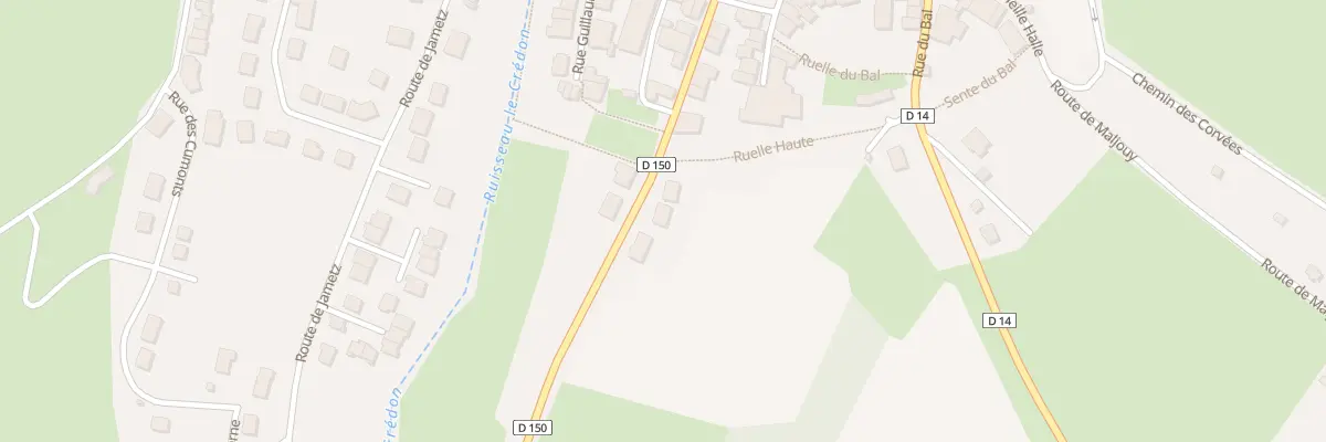 Plan du 9 Rue de Credon à Marville