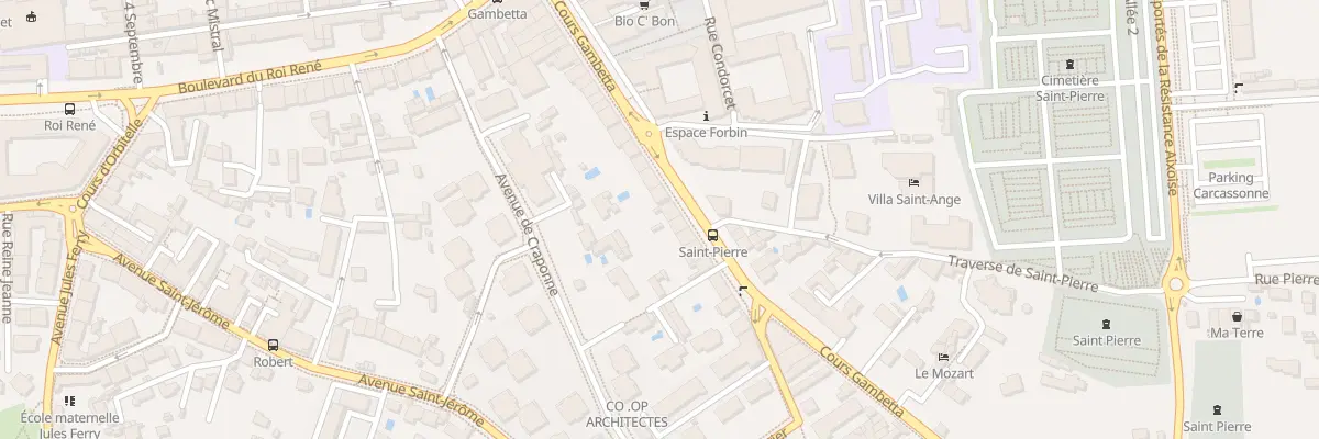 Plan du 38 Crs Gambetta à Aix-en-Provence