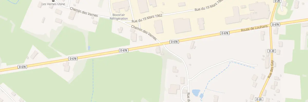 Plan du 8 Rue du Monument aux Morts à Courlaoux