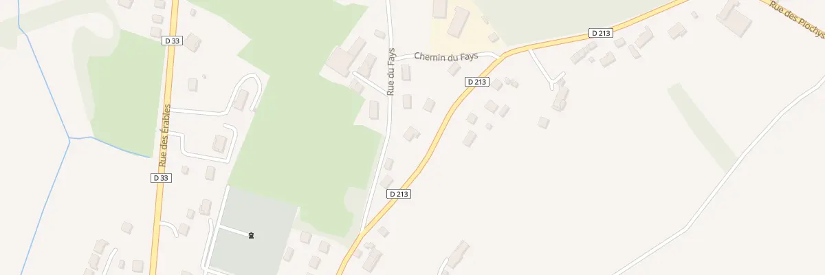 Plan du 365 Rue des Piochys à Commenailles