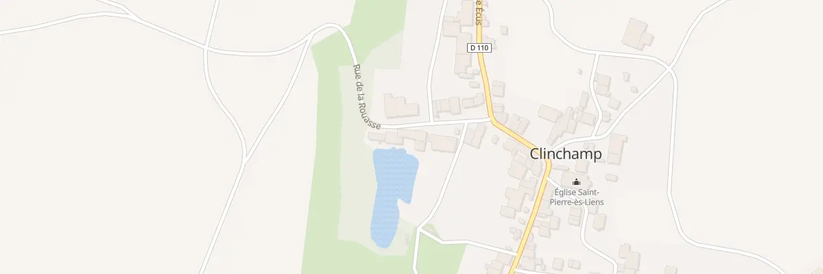 Plan du 5 Rue de la Rouasse à Clinchamp