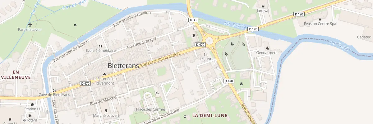 Plan du 8 Rue Louis Le Grand à Bletterans
