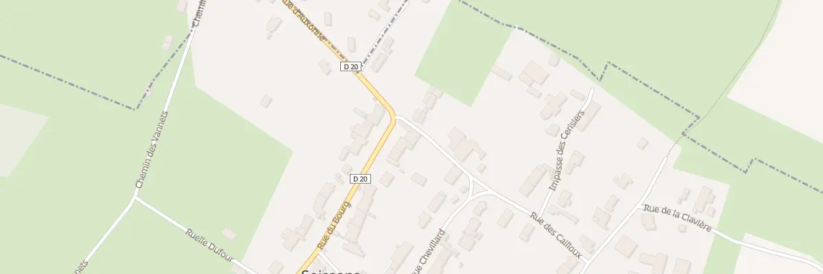 Plan du 22 Rue du Bourg à Soissons-sur-Nacey