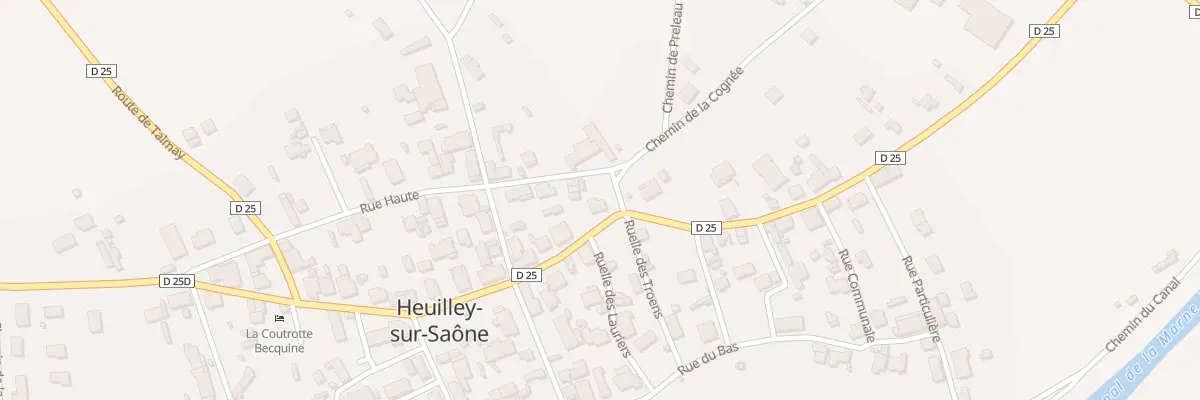 Plan du 21 Rue du Bois de Chy à Heuilley-sur-Saône