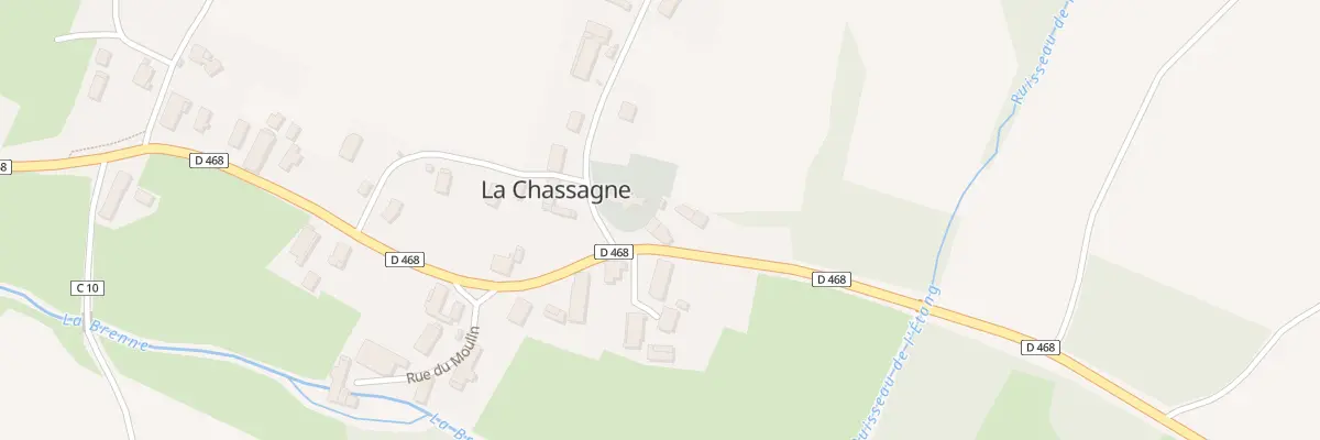 Plan du 4 Rue du Val de Brenne à La Chassagne