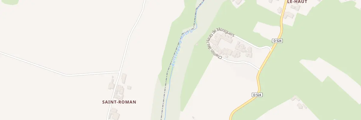 Plan du 5012A La Coucourde à Montguers