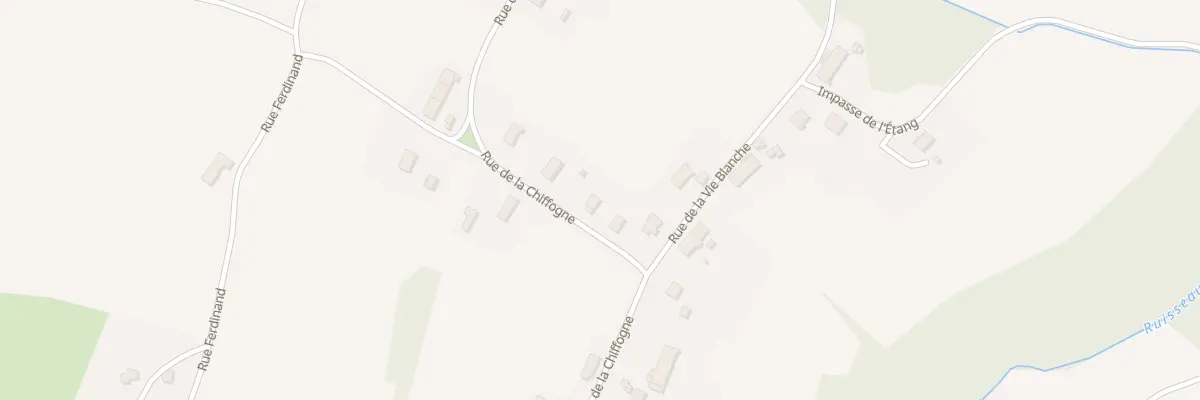 Plan du 14 Rue de la Chiffogne à La Chassagne