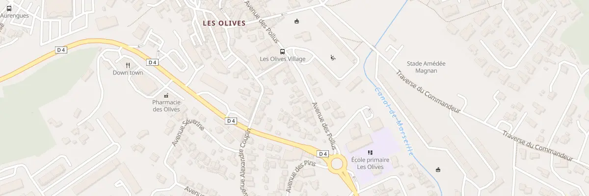 Plan du 130 Av des Poilus à Marseille 13e Arrondissement