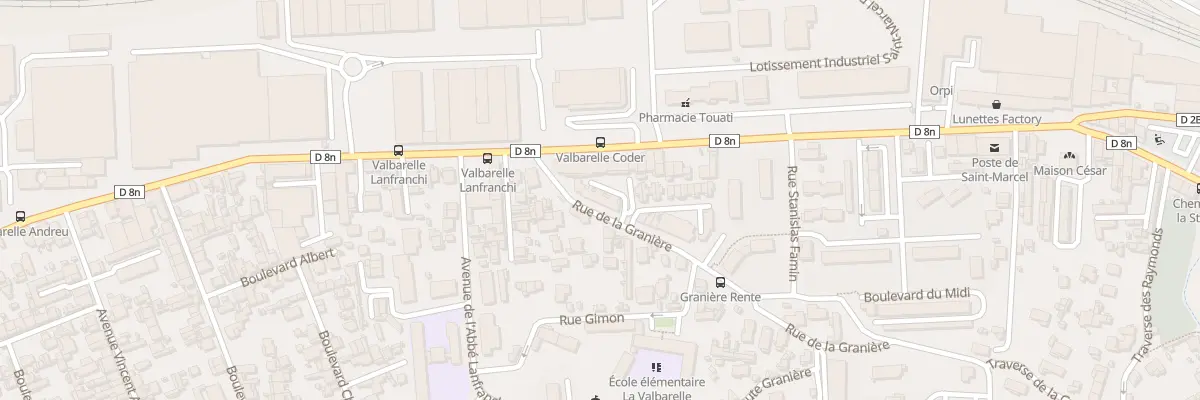 Plan du 3 Rue de la graniere à Marseille 11e Arrondissement