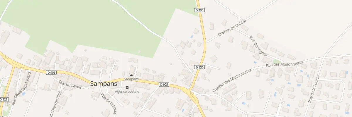 Plan du 4B Rue de la Louvière à Sampans