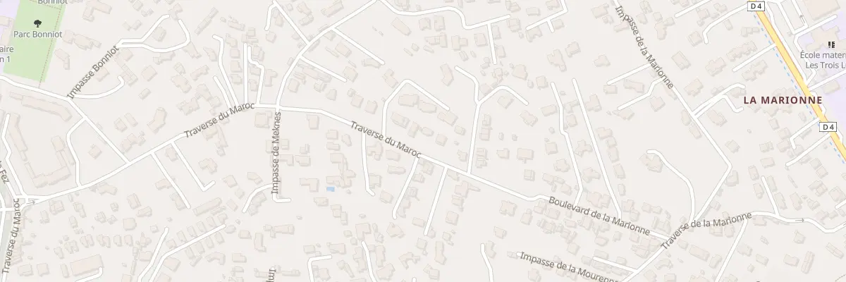 Plan du 89 Tra du Maroc à Marseille 12e Arrondissement