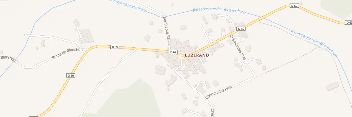 Plan du 5073 Hameau de Luzerand à Menglon