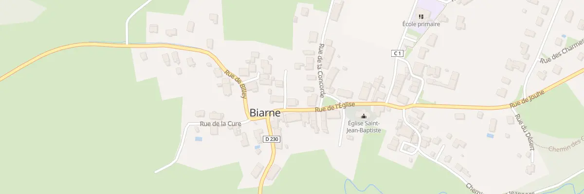 Plan du 5 Rue de l’Église à Biarne