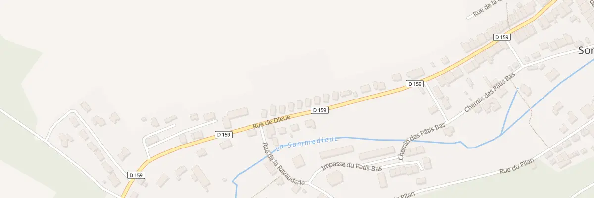 Plan du 90 Rue de Dieue à Sommedieue