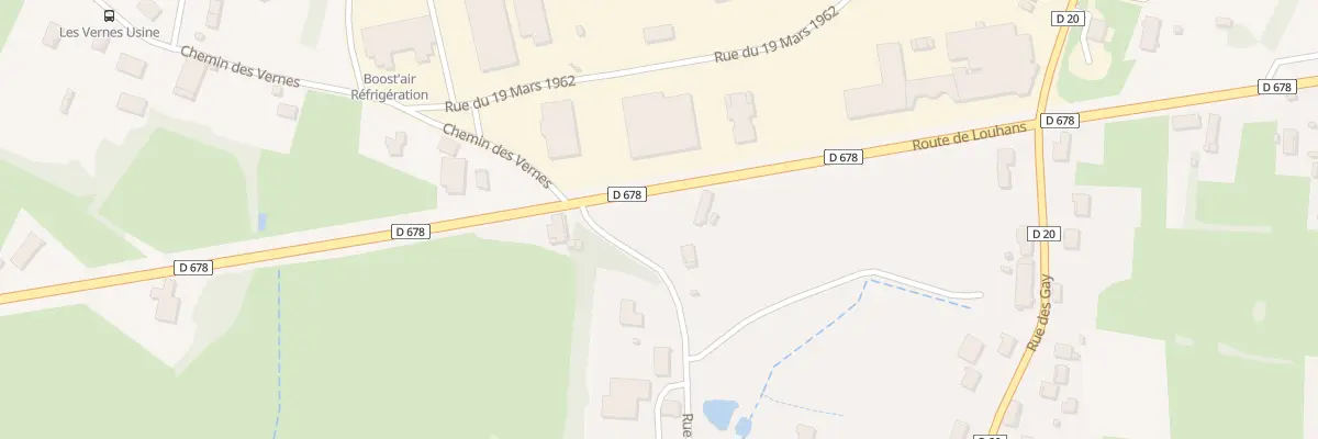 Plan du 283 Rte de Louhans à Courlaoux