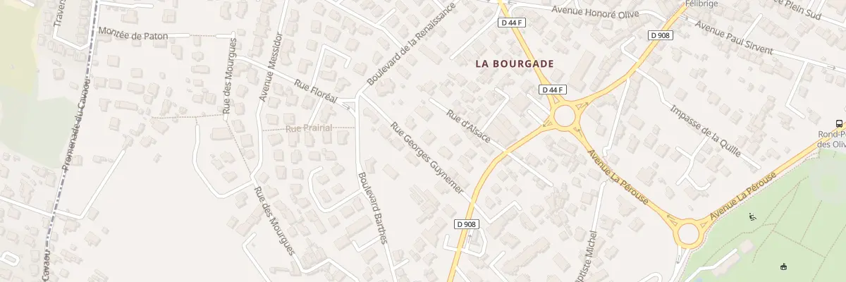 Plan de la Rue Georges Guynemer à Plan-de-Cuques