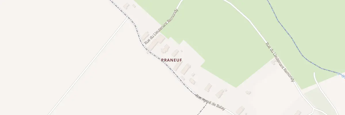 Plan du 3C Rue Aymé de Balay à Balaiseaux