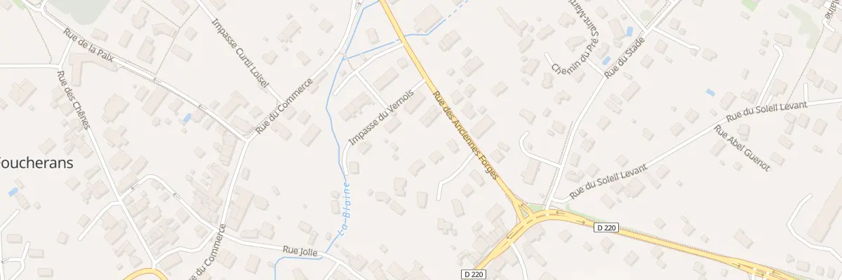 Plan du 54 Rue des Anciennes Forges à Foucherans
