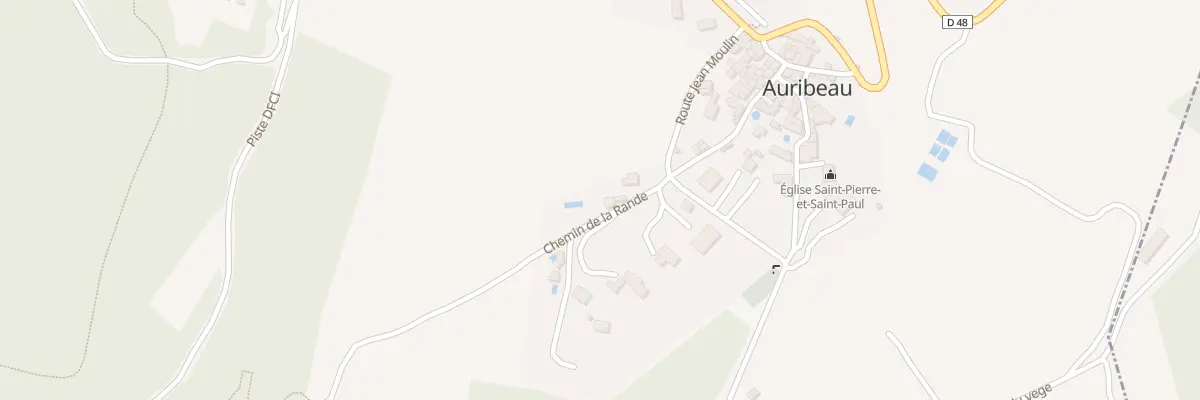 Plan du 70 Che de la Rande à Auribeau