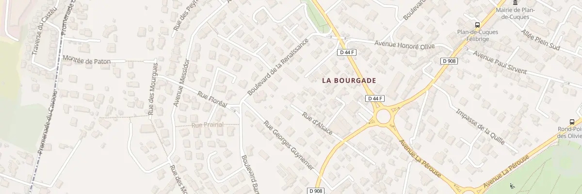 Plan du 9004 Rue de l’Alsace à Plan-de-Cuques